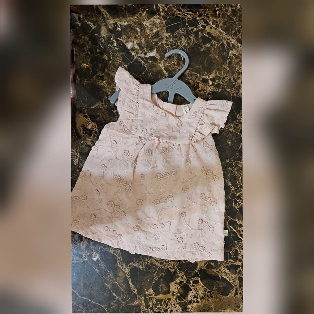 Pink Ruffled Baby Dress
